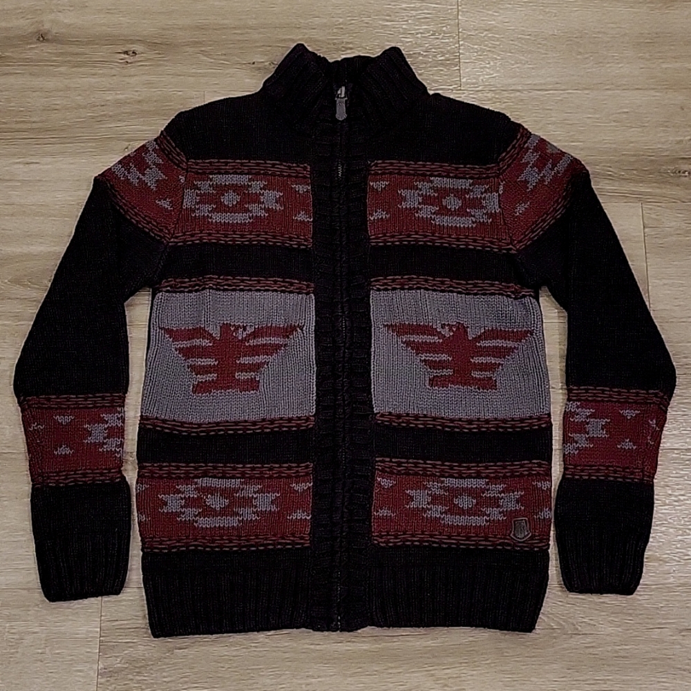 Trash Nouveau Sweater  Zipper Men’s Size Medium Cotton